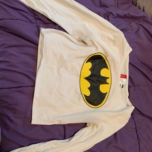 Cropped Batman shirt